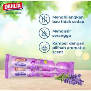 Kapur Barus Dahlia Isi 5 Lavender / Kapur Barus Toilet Kapur Barus Lemari