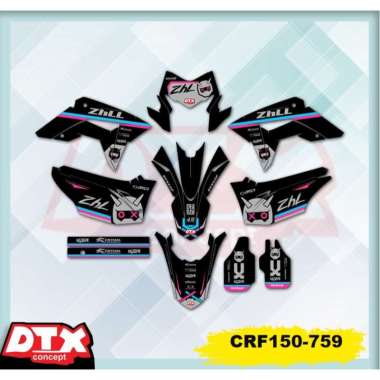 decal crf150 full body decal crf150 decal crf150 supermoto stiker motor crf150 stiker motor keren st