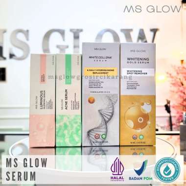 MS GLOW SERUM ( ACNE / LUMINOUS / WHITECELL DNA / GOLD / LIFTING / PEELING ) 15ML SERUM ACNE