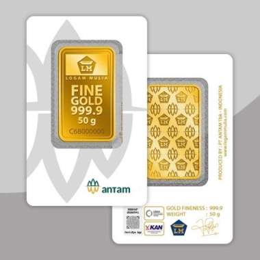 LOGAM MULIA ANTAM 50 GR PRESS ANTAM