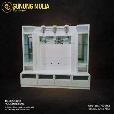 Buffet TV / Lemari Hias Lampu/ Import Mewah Minimalis