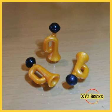 LEGO PARTS 87996pb01 - Horn Gold with Black Bulb Pattern - Circus Clown