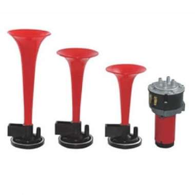 KLAKSON 3 TEROMPET ST 1015 RED 24V - KLAKSON MOBIL 3 TEROMPET RED