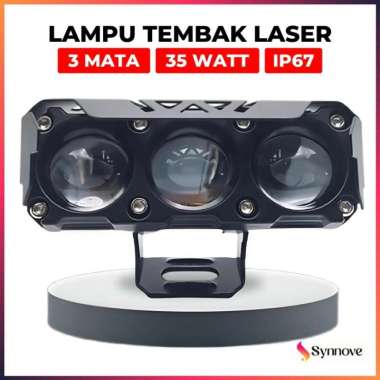 Lampu Tembak Motor 3 Mata 35 WATT Lampu Tembak LED Lampu Sorot Lampu LED Motor Super Terang Lampu Te