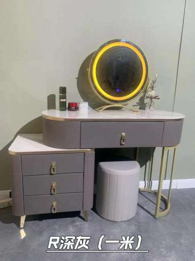 Meja Rias Import Mewah Lampu Touch Screen