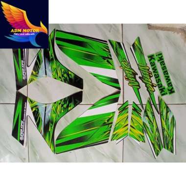 stiker striping kawasaki ninja r 150m 2007 2008 kualitas premium bergaransi HIJAU