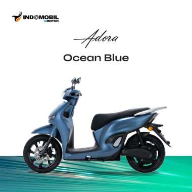 Indomobil E-Motor Adora Flat Sepeda Motor [OTR Kalimantan] Ocean Blue Balikpapan