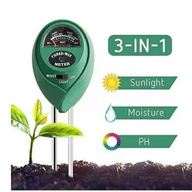 alat ukur PH tanah moisture cahaya-hidroponik-3in1 PH tester