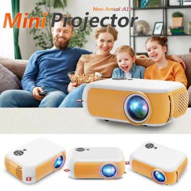 Salange Proyektor Mini LCD Full HD 1080P 3000 Lumens Home Theater - M2