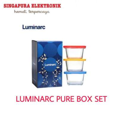 Luminarc Pure Box Square mini set 3 Pcs