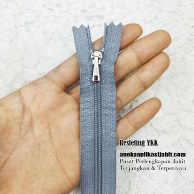 1 PCS RESLETING 6 INCI YKK (15 cm) 570-COKLAT