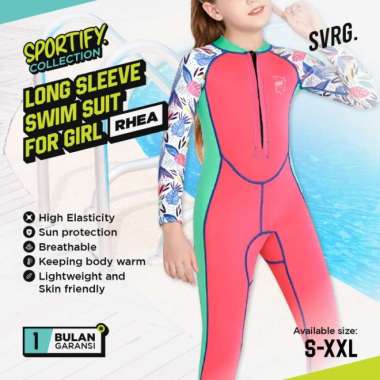 Rhea Wet Suit Girls - Baju Diving & Renang Anak Perempuan XL