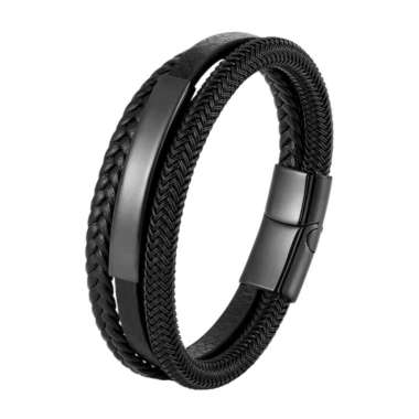 RHAEGAR GENUINE LEATHER BRACELET gelang tali gelang pria gelang kulit + FREE BREWYN POUCH 117