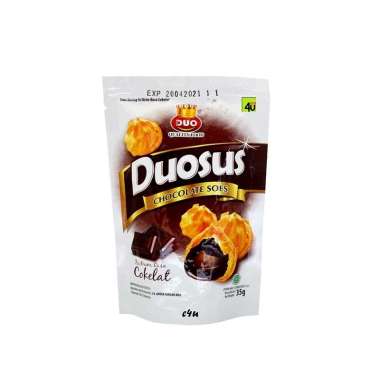 DUO - Soes Kering dan Egg Drop - 30 gr MINI KRIM COKLAT