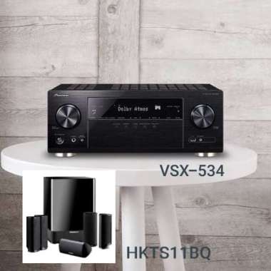 HARMAN KARDON HKTS11BQ HOME THEATER PIONEER VSX534