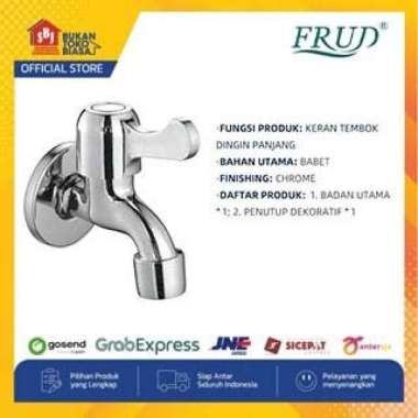 FRUD IR2107 Kran Air Tembok Keran Taman Chrome Besi Babet