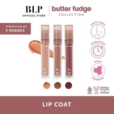 GLAM - BLP Beauty by Lizzie Parra Lip Coat 5gr - Lip Cream - Butter Fudge Collection BLP Choco Fudge