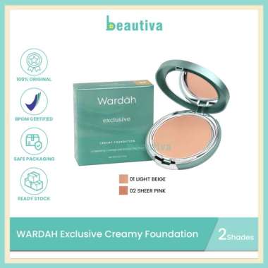 WARDAH Exclusive Creamy Foundation 01 Light Beige