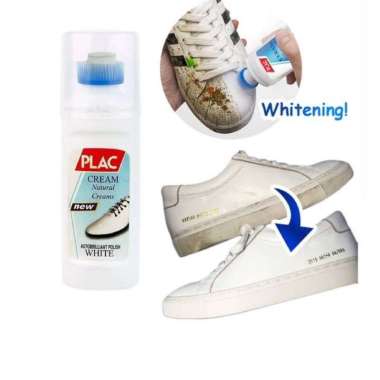 Cairan Pembersih dan Pemutih Sepatu Putih Shoe Cleaner Polish Semir Krim Ajaib Penghilang Noda | Pla