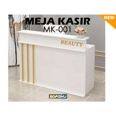 Meja Kasir MK-001 / Meja Kasir Minimalis Putih - Meja Kasir Toko Butik Meja Kasir MK-001 / Meja Kasi