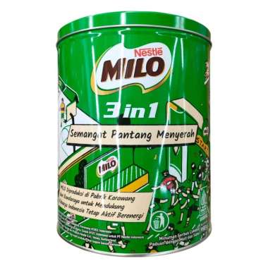 Nestle Milo Active-Go 3in1 Minuman Bubuk Cokelat Kaleng Tin 990gr