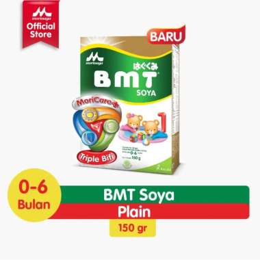 BMT Soya Morinaga - Susu Formula Isolat Protein Kedelai 0-6 Bulan 150 GR