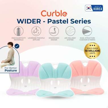 Curble Posture Chair Wider Pastel Edition Peach