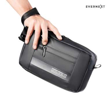 EVERNEXT - TAS SELEMPANG PRIA ANTI BARA SLING BAG FELIX 2.0 WATERPROOF CLUTCH BAG PRIA ANTI AIR POUC