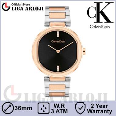 CALVIN KLEIN 25200432 Jam Tangan Wanita Analog Stainless Steel Original CK