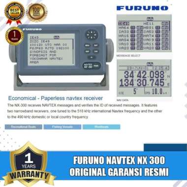 FURUNO Navtex NX 300 NX300 NX-300 Furuno Navtex Receiver Nx 300 Original Garansi Resmi