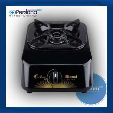 Kompor Gas 1 Tungku Rinnai RI301S Ceramic Coating Stainless Steel