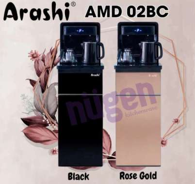 ARASHI Water Dispenser Air AMD 02BC 02-BC 02 BC AMD02BC GALON BAWAH KOPI TEKO Black