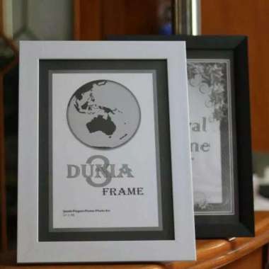 FRAME BINGKAI PIGURA FOTO A4 21X30 CM MINIMALIS PUTIH MURAH Putih