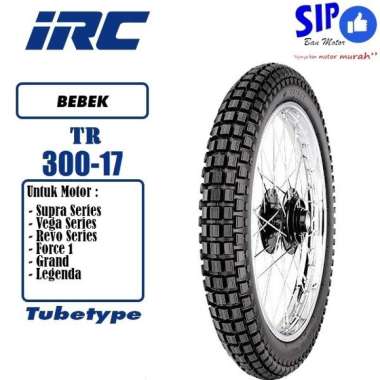 Ban motor trail IRC TR 300 Ring 17 tubetype Untuk Motor Bebek