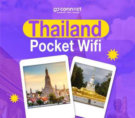 Pocket Wifi Sewa Modem Wifi Unlimited Thailand Luar Negeri [GO CONNECT] Unlimited