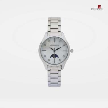 Jam Tangan Wanita - Elizabeth | Chain Strap 2201-0875 Silver