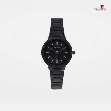 Jam Tangan Wanita - Elizabeth | Chain Strap 2201-0893 Black