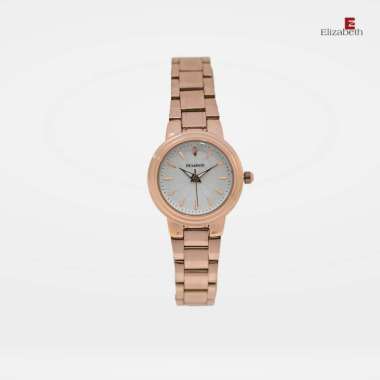 Jam Tangan Wanita - Elizabeth | Chain Strap 2201-0898 Silver