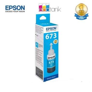 Tinta Epson 673 T673 Original Printer L800 L805 L850 L1800 Hitam