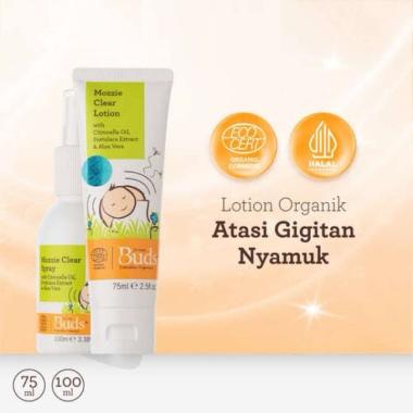 Buds Organics Mozzie Clear Lotion & Spray - Anti Nyamuk Bayi dan Anak Lotion