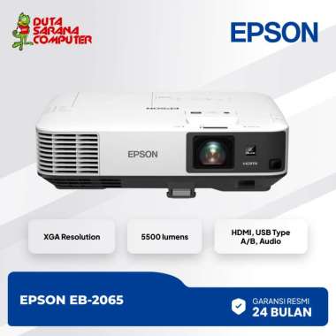 PROJECTOR EPSON EB-2065 EB2065 EB 2065 3LCD XGA 5500 Lumens Garansi Resmi 100% Original New Projecto