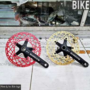 Crank Syte Shadow St -M106 56T Set Hollowtech 2 HT 2 With BB Murah