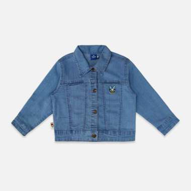 Denim jacket/ Jacket jeans anak perempuan/ Daisy Little Lady XL