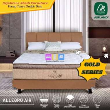 Airland Springbed Kasur Pocket Full latex pillow top New Allegro Air Airland Spring bed matras & ful