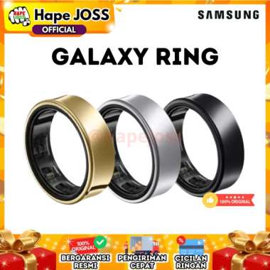 Samsung Galaxy AI Smart Ring Health Tracking Water Resistance Resmi ukuran 9 silver
