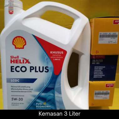 paket oli shell ECO 5W-30+ oli filter