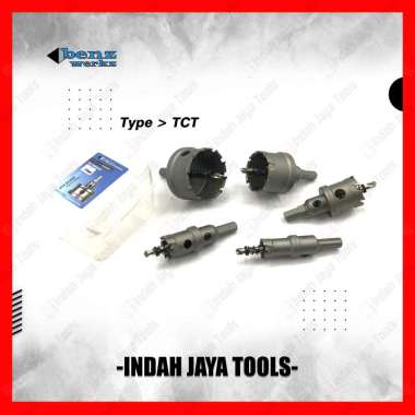 BENZ Holesaw TCT Stainless 12 16 18 19 20 24 25 26 28 30 32 34 mm - Hole Saw Mata Bor Besi Pelubang