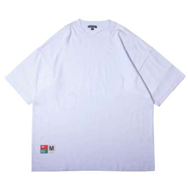 HTTP - Kaos Oversize Putih Pria Wanita Atasan Baju Polos L OVERSIZE PUTIH