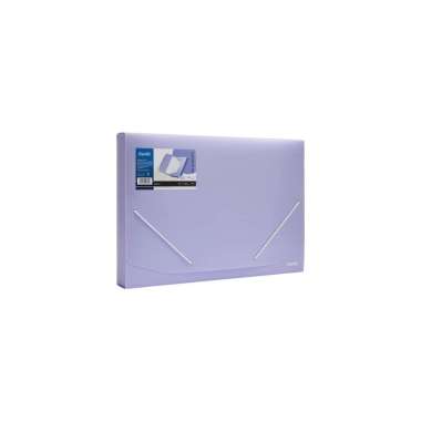 Bantex Carry File Box Folio PP / Penyimpan Kertas Dokumen Hingga 300 Lembar Warna Pastel BF5101 Purp