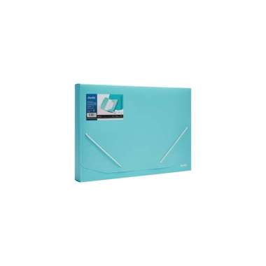 Bantex Carry File Box Folio PP / Penyimpan Kertas Dokumen Hingga 300 Lembar Warna Pastel BF5101 Turq